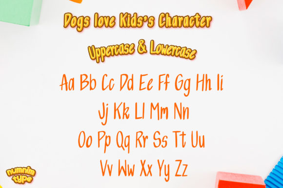 Dogs Love Kids Font - Preview 1