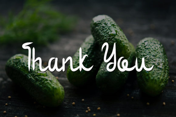 Fresh Cucumber Font - Preview 4