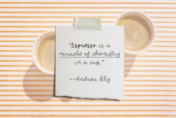 Orange Espresso Font PNG with transparent background - Preview 1