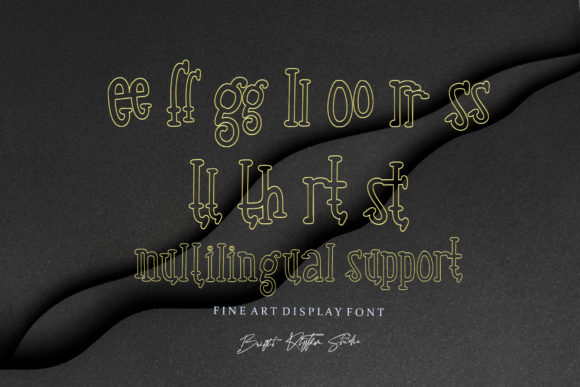 Sallsburgg Font PNG with transparent background - Preview 6