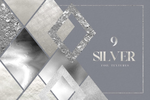 Silver Foil Digital Pack Gold Texture