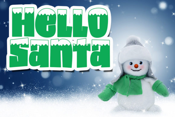 Snow Cool Font font preview - 1