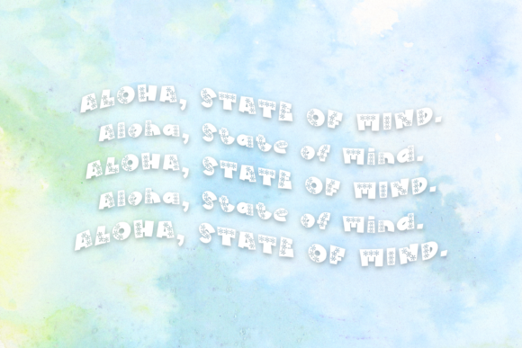 Aloha Font - Preview 2