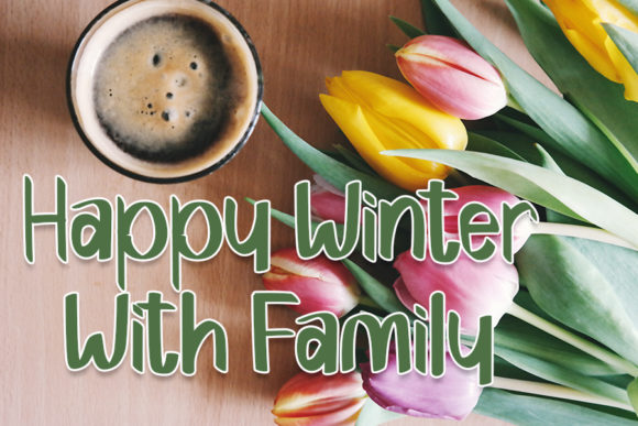 Back to Winter Font - Preview 2