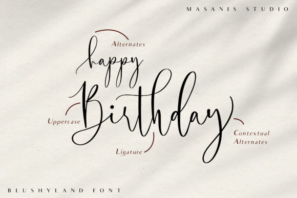 Blushyland Font - Preview 5
