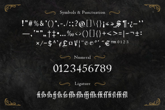Draculie Font - Preview 2