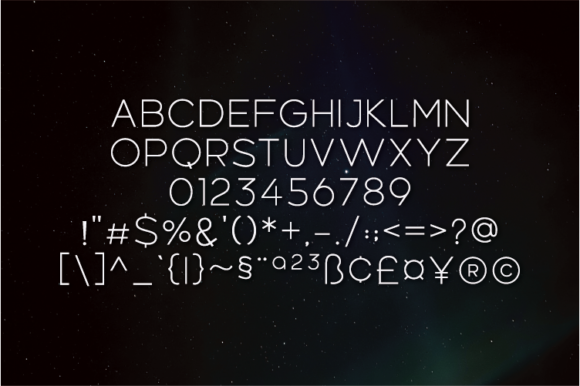 Evolune Font - Preview 1