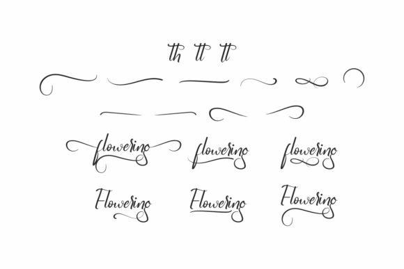 Flowering Font - Preview 6