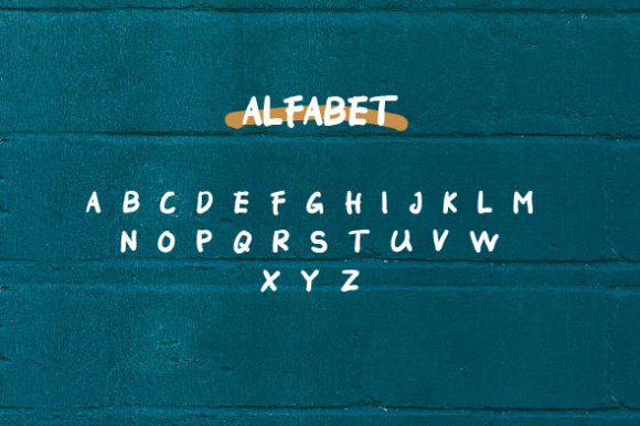 Joger Font PNG with transparent background - Preview 1