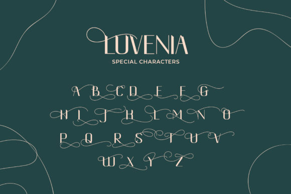 Luvenia Font PNG with transparent background - Preview 2