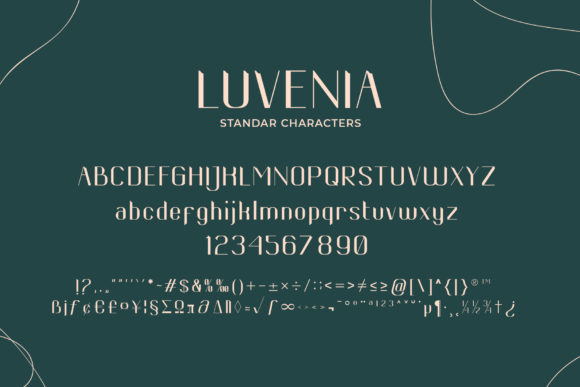 Luvenia Font PNG with transparent background - Preview 3