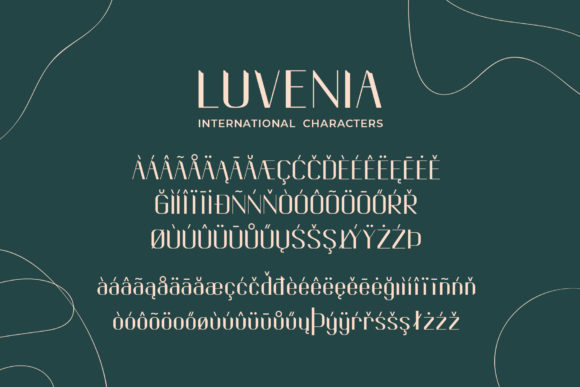 Luvenia Font PNG with transparent background - Preview 4