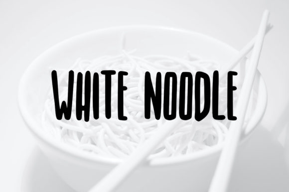 Mie Goreng Font PNG with transparent background - Preview 3