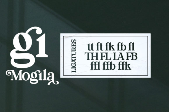 Mogila Font PNG with transparent background - Preview 6