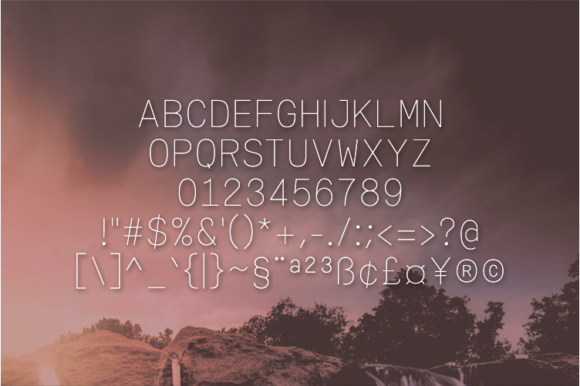 Montlevion Font PNG with transparent background - Preview 1