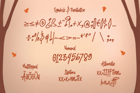 My Fox Font PNG with transparent background - Preview 2