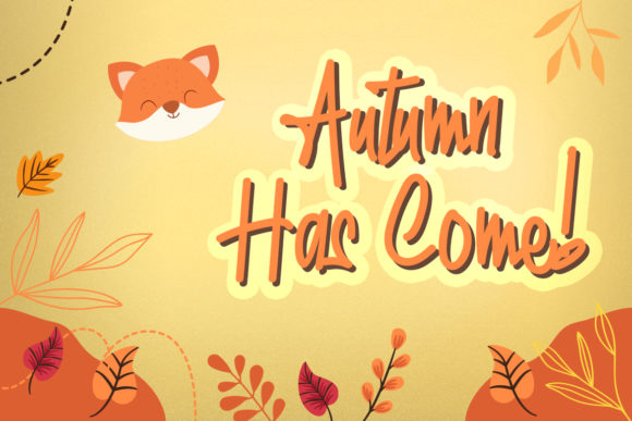 My Fox Font PNG with transparent background - Preview 3