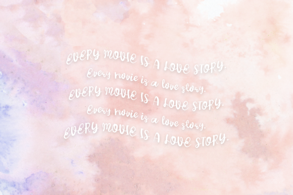 My Love Story Font PNG with transparent background - Preview 2