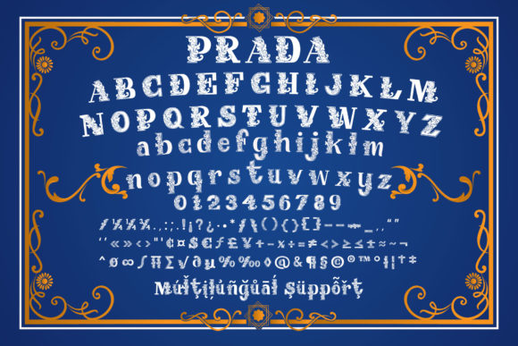 Prada Font font preview - 1