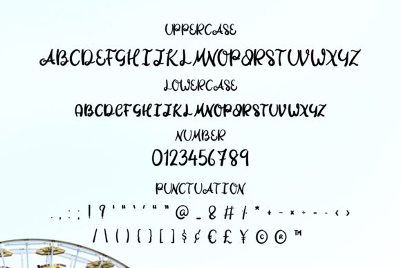 Red Claus Font PNG with transparent background - Preview 2