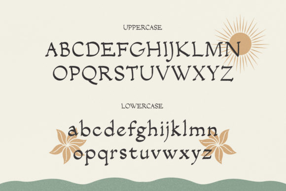 Salacia Font PNG with transparent background - Preview 1