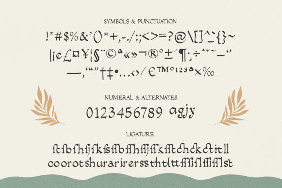 Salacia Font PNG with transparent background - Preview 2