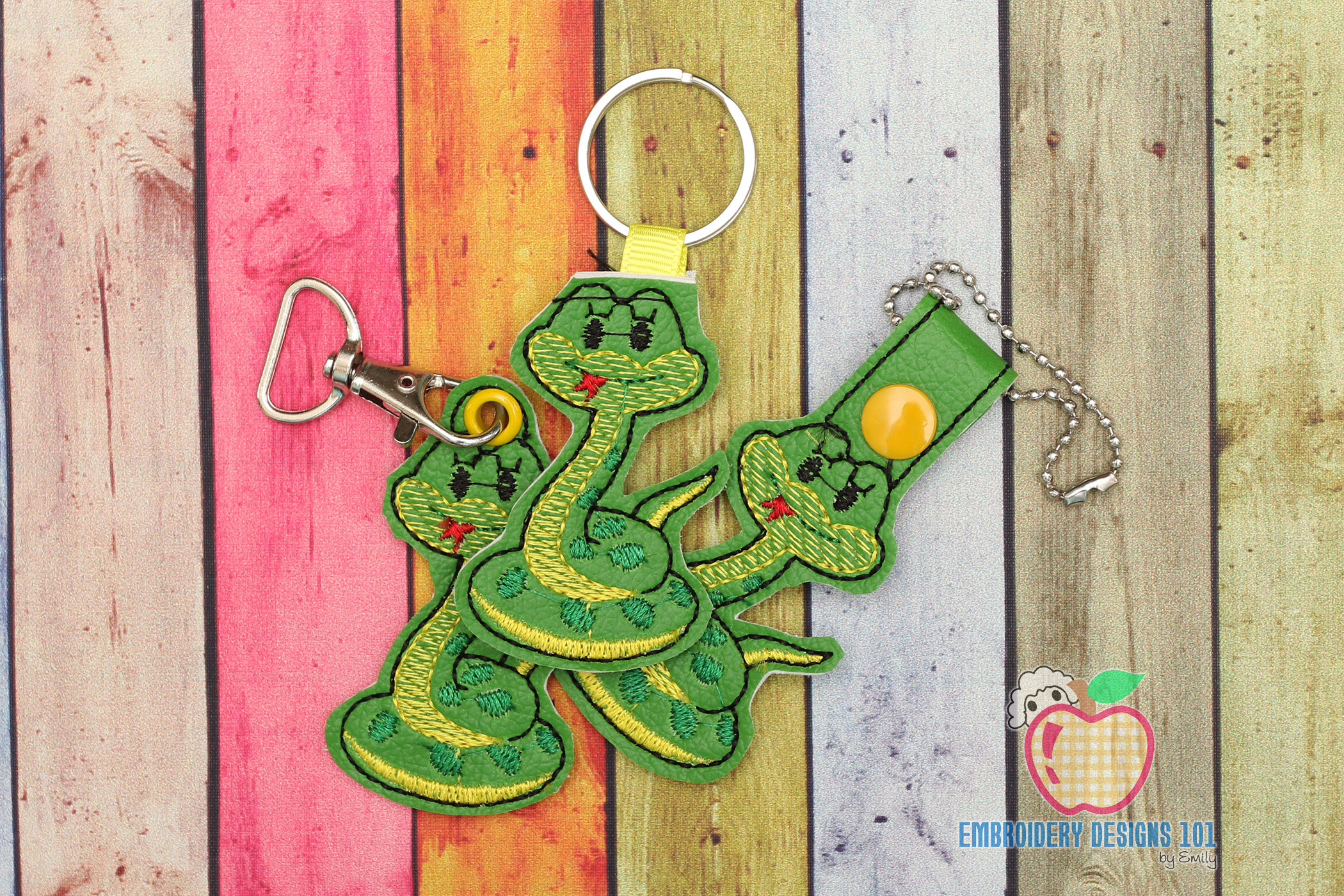 Snake ITH Snaptab Keyfob