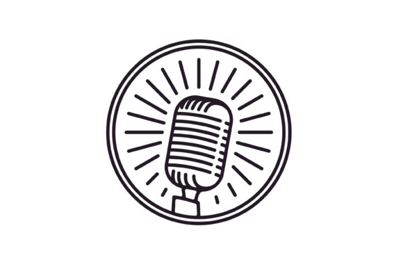 Vintage Retro Microphone Logo Design Vec Graphic Logos By Weasley99