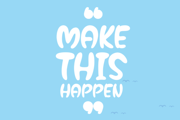 Baby Magpies Font - Preview 2
