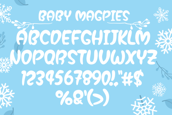 Baby Magpies Font - Preview 6