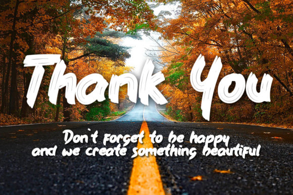 Black Brush Font - Preview 3