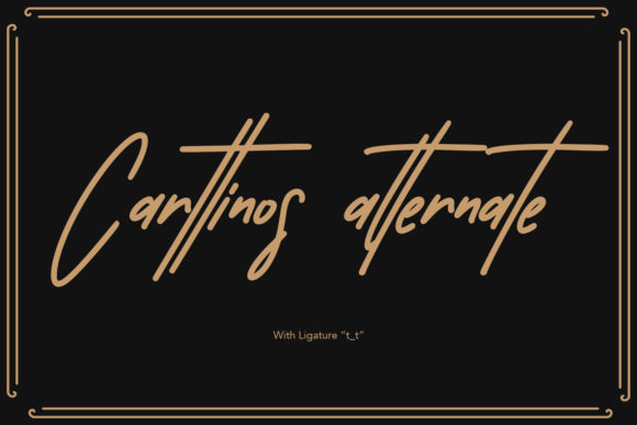 Carttinos Font - Preview 2