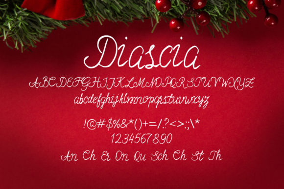 Diascia Font - Preview 1