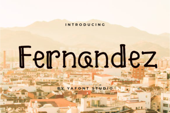 Fernandez Font - Preview 1