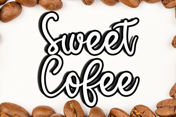 Kitchen Recipe Font PNG with transparent background - Preview 1
