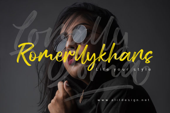 Lonally Qoma Font PNG with transparent background - Preview 1