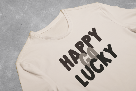 Lucky Draw Font PNG with transparent background - Preview 5