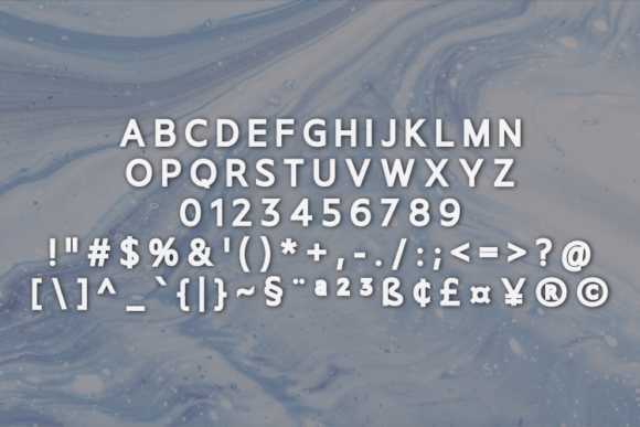 Paplyone Font PNG with transparent background - Preview 1