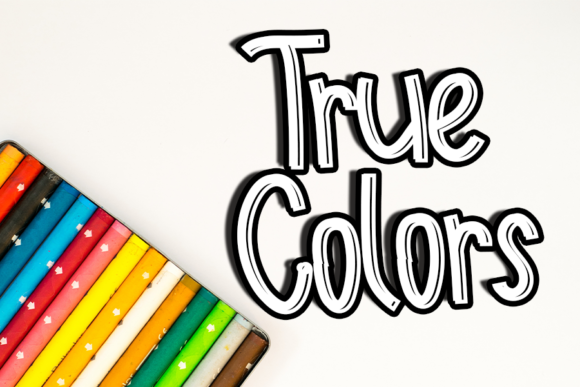 Red Valentine Font PNG with transparent background - Preview 3