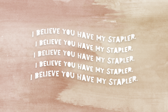 Black Stapler Font - Preview 2