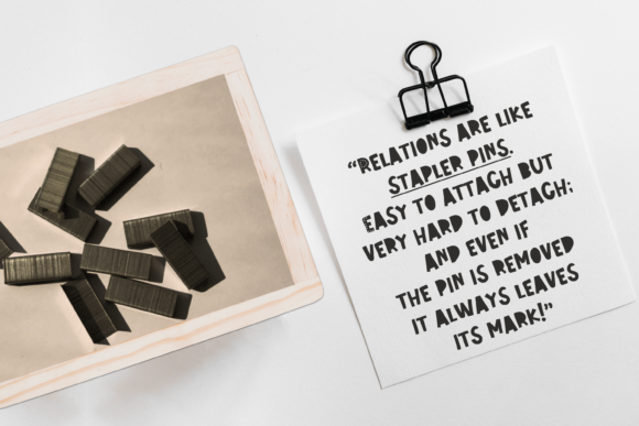Black Stapler Font - Preview 3