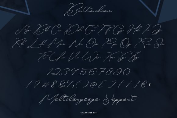 Butterlies Font - Preview 4