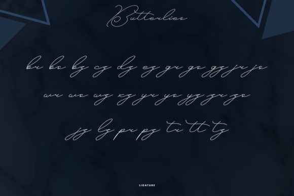 Butterlies Font - Preview 6