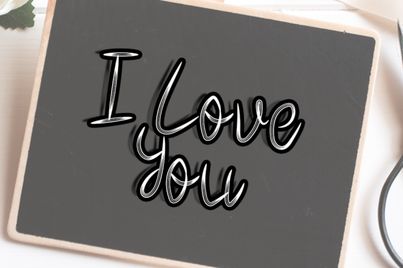 Choco Love Font - Preview 2