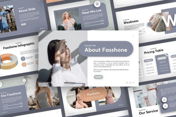 Preview of Fasshone Fashion Presentation fashion presentation template