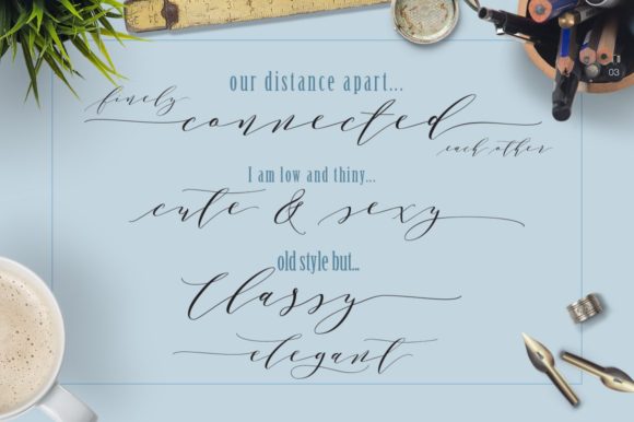Melika Letter Font PNG with transparent background - Preview 2