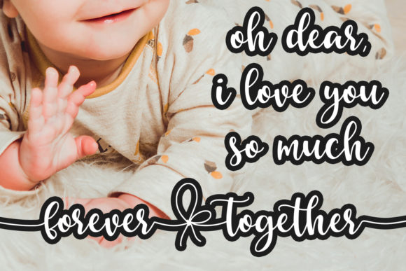 Olivia Mirna Font PNG with transparent background - Preview 3