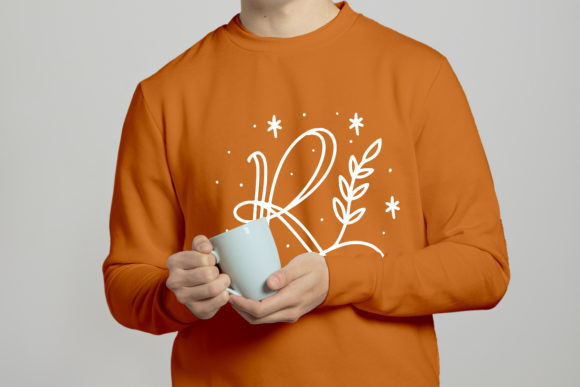 Quinn Monogram Font PNG with transparent background - Preview 3