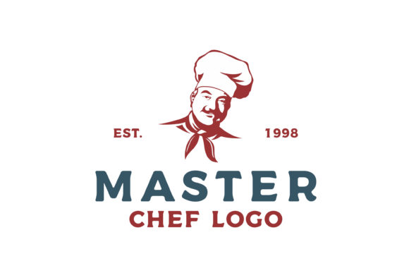 Vintage Retro Chefs for Restaurant Logo