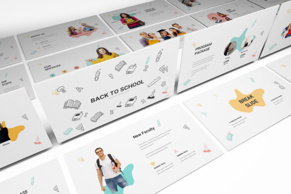 Preview of Back to School Powerpoint Template education presentation template
